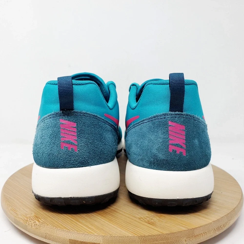 Nike Elite‎ Shinsen Shoes Womens 9 Aqua Blue Green Retro Athletic Sneakers